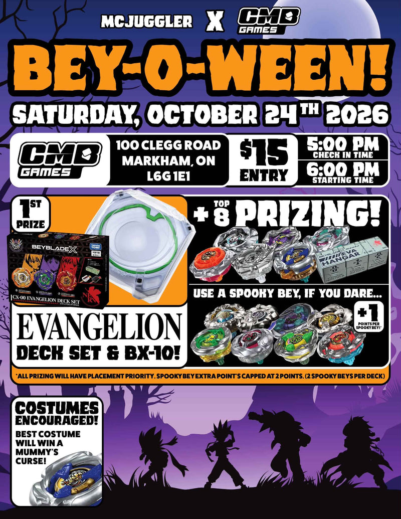 CMBGames x McJuggler : "BEY-O-WEEN!" Event