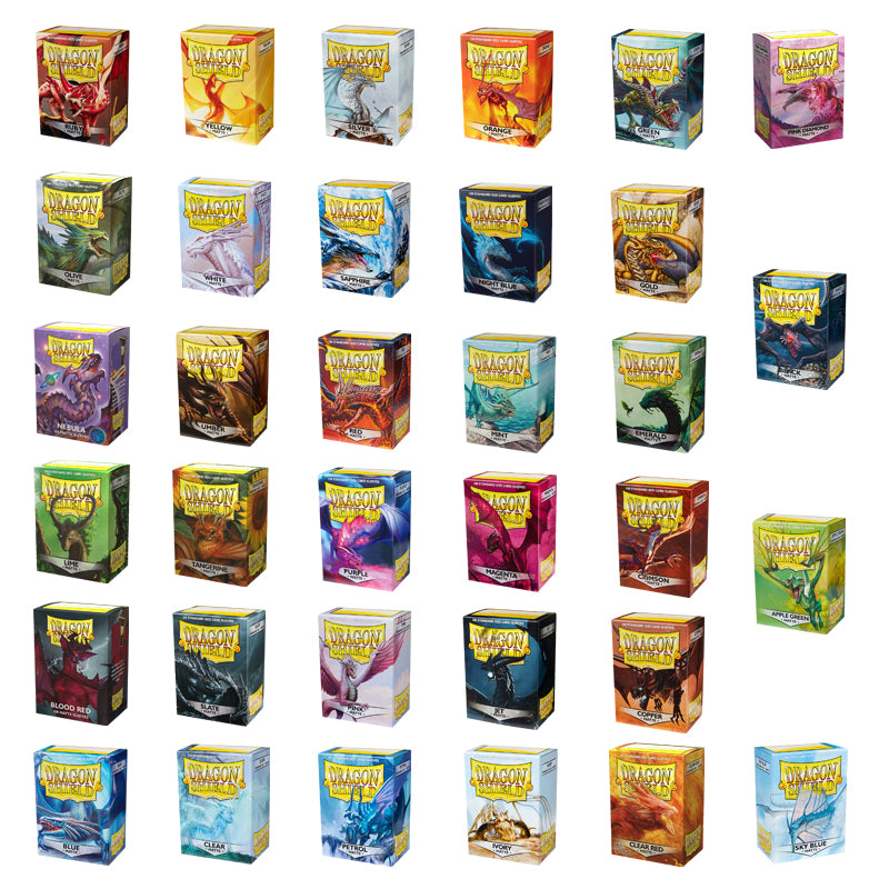 Dragon Shield - Taille Standard 100 unités Couleurs Variées - Double Mat