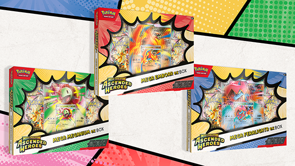 Pokémon - Évolution Méga - Héros Ascensionnés - Coffret Méga-Méganium/Aligatueur/Roigada ex