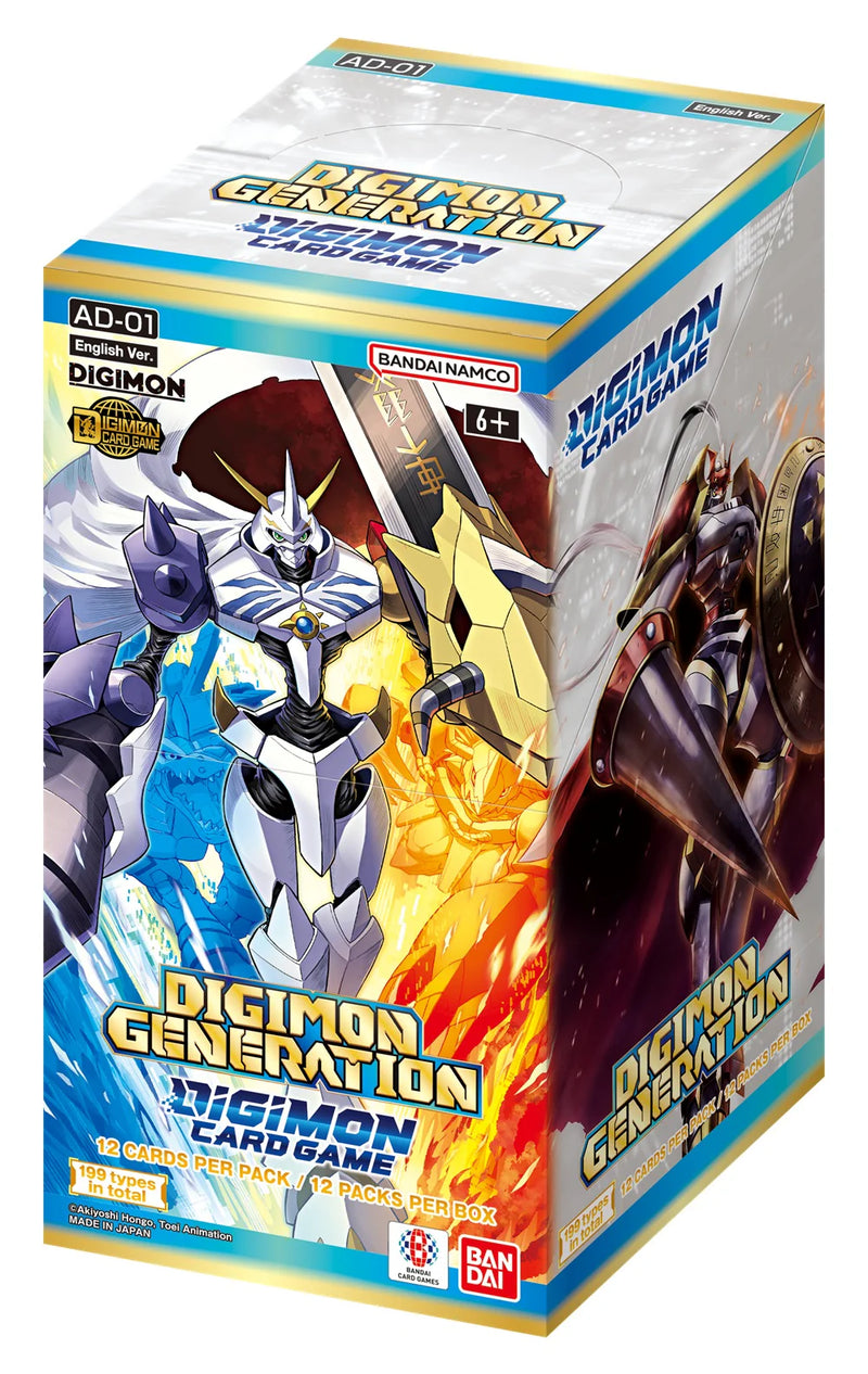 Digimon Card Game [AD-01] - Digimon Generation Booster Box