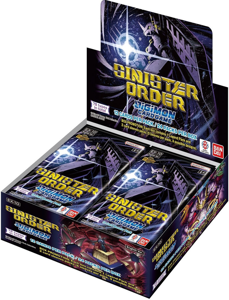 Digimon Card Game - EX-10 - Boîte de Rappel Extra Sinister Order