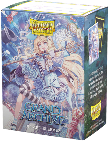 (PRE-ORDER) Dragon Shield - Standard Size Art Sleeves - Grand Archive: Alice, Golden Queen